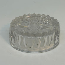 Load image into Gallery viewer, Vintage Pressed Glass Oval Star SALT CELLAR 3.5"