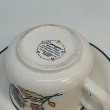 Load image into Gallery viewer, Vintage Boots Camargue TEACUP DUO - pink and blue flower pattern