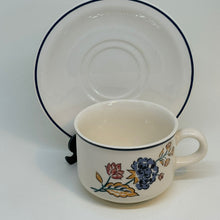 Load image into Gallery viewer, Vintage Boots Camargue TEACUP DUO - pink and blue flower pattern