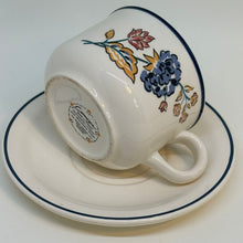 Load image into Gallery viewer, Vintage Boots Camargue TEACUP DUO - pink and blue flower pattern