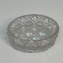 Load image into Gallery viewer, Vintage Moulded Glass Oval Bobble SALT CELLAR