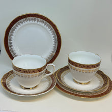 Load image into Gallery viewer, 2 x DUCHESS Winchester TRIOS Tea Plate, Saucer and Tea Cup