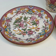 Load image into Gallery viewer, 2 x Small Antique French SARRAGUEMINES Tea Cups (Pink)