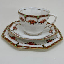 Load image into Gallery viewer, 2 x ART DECO Middleton DELPHINE China TEA CUP SET TRIO
