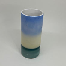 Load image into Gallery viewer, Small Hand-Painted German WITTENBERG Pottery Column VASE Sail Boat A/F