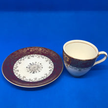 Load image into Gallery viewer, Vintage J & G MEAKIN Sol Golden Court Burgundy LUNCH PLATES, GRAVY BOAT, TUREENS