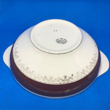 Load image into Gallery viewer, Vintage J & G MEAKIN Sol Golden Court Burgundy LUNCH PLATES, GRAVY BOAT, TUREENS