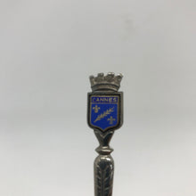 Load image into Gallery viewer, Silver plated COLLECTORS SOUVENIR Spoons PARIS, SAINT-TROPEZ, BAR-LE-DUC, NORMANDIE, FRANCE