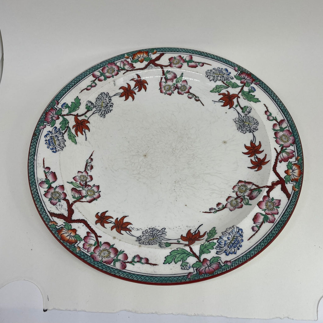 Antique WEDGWOOD Crescent Pattern Hand Painted PLATE 10