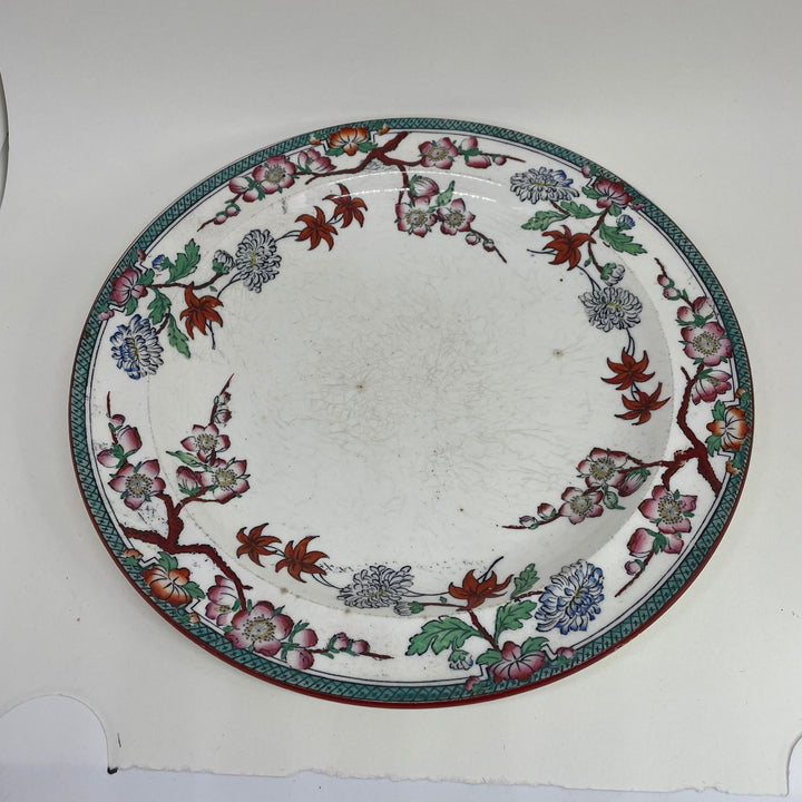 Antique WEDGWOOD Crescent Pattern Hand Painted PLATE 10" 1904
