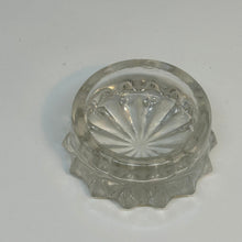 Load image into Gallery viewer, Vintage Moulded Glass Round SALT CELLAR