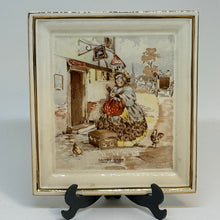 Load image into Gallery viewer, NEW HALL HANLEY Staffordshire Sairey Gamp WALL PLATE 1950s Martin Chuzzlewit Charles Dickens