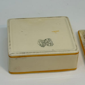 NEW HALL HANLEY Staffordshire Sairey Gamp TRINKET BOX 1950s Martin Chuzzlewit Charles Dickens