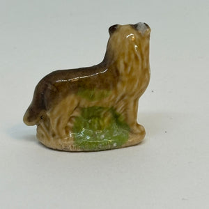 Vintage WADE WHIMSIES Rough Collie Lassie Shepherd Dog FIGURINE