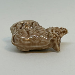 Vintage WADE WHIMSIES Wild Boar FIGURINE