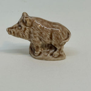 Vintage WADE WHIMSIES Wild Boar FIGURINE