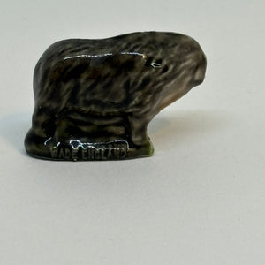 Vintage WADE WHIMSIES Bison FIGURINE