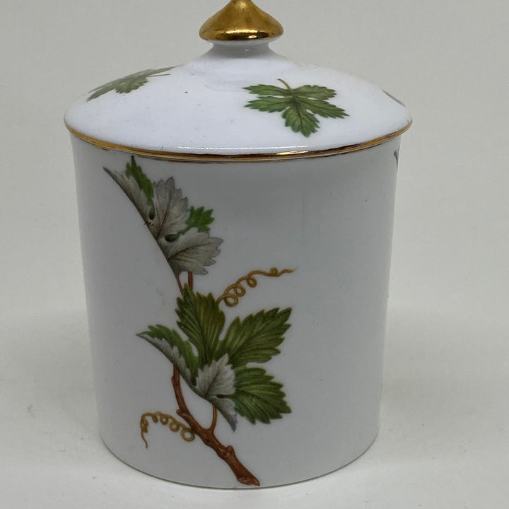 Vintage Shelley Fine Bone China Lidded Sugar/Condiment Pot - Signed