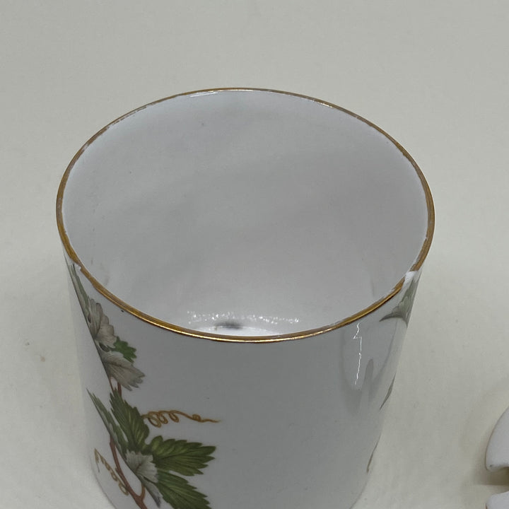 Vintage Shelley Fine Bone China Lidded Sugar/Condiment Pot - Signed