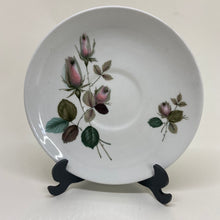 Load image into Gallery viewer, Vintage Johnson Bros 'Snowhite' Floral Ironstone Saucer 5.25"