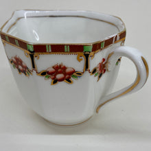 Load image into Gallery viewer, Vintage Art Deco Delphine Green &amp; Brown Bone China Milk Jug/Creamer