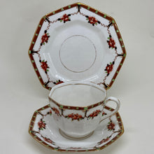 Load image into Gallery viewer, Vintage Art Deco Middleton Delphine China Tea Cup Saucer &amp; Plate Trio Set