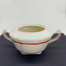 Load image into Gallery viewer, Vintage Hand Painted Handled Alfred Meakin Art Deco Ceramic Sugar Bowl