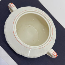 Load image into Gallery viewer, Vintage Hand Painted Handled Alfred Meakin Art Deco Ceramic Sugar Bowl