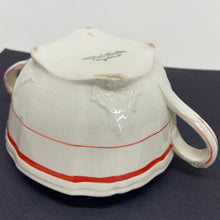 Load image into Gallery viewer, Vintage Hand Painted Handled Alfred Meakin Art Deco Ceramic Sugar Bowl