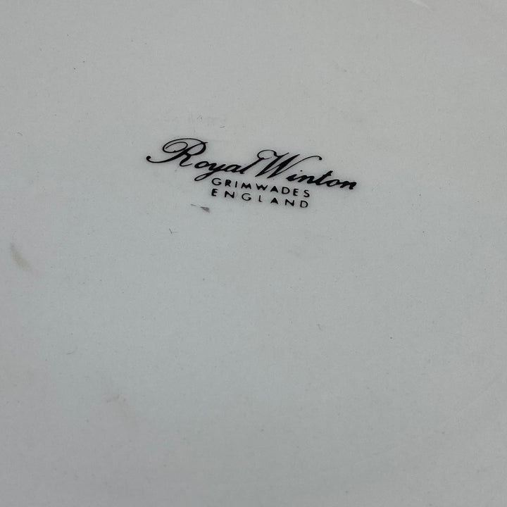 Vintage Royal Winton Grimwades Flowers Decorative Display Plate 10"