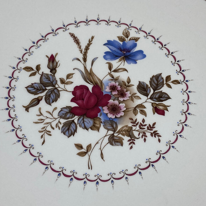 Vintage Royal Winton Grimwades Flowers Decorative Display Plate 10"