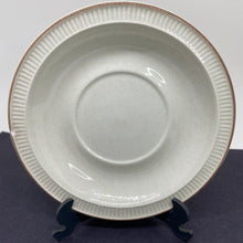Load image into Gallery viewer, Vintage Poole Pottery 1970s Speckled White &amp; Brown Saucer 5.5"