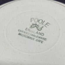 Load image into Gallery viewer, Vintage Poole Pottery 1970s Speckled White &amp; Brown Saucer 5.5"