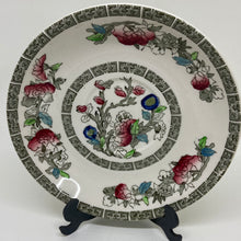 Load image into Gallery viewer, Vintage Indian Tree Duchess Floral Greek Key Bone China Saucer 6.25"