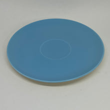 Load image into Gallery viewer, Vintage Sky Blue Large Earthenware Poole Pottery Saucer Plate 7"