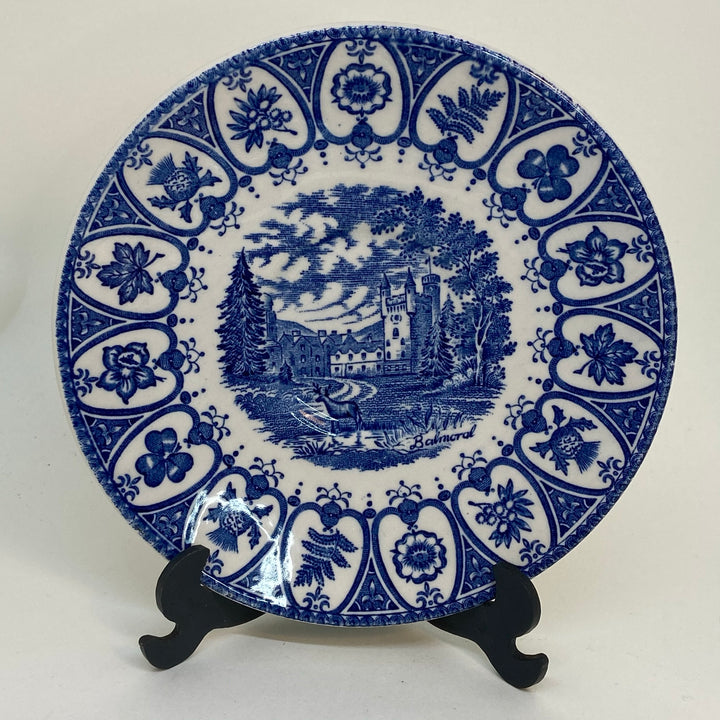 Vintage Lady Diana Prince Charles Wedding Blue & White Broadhurst Tea Set
