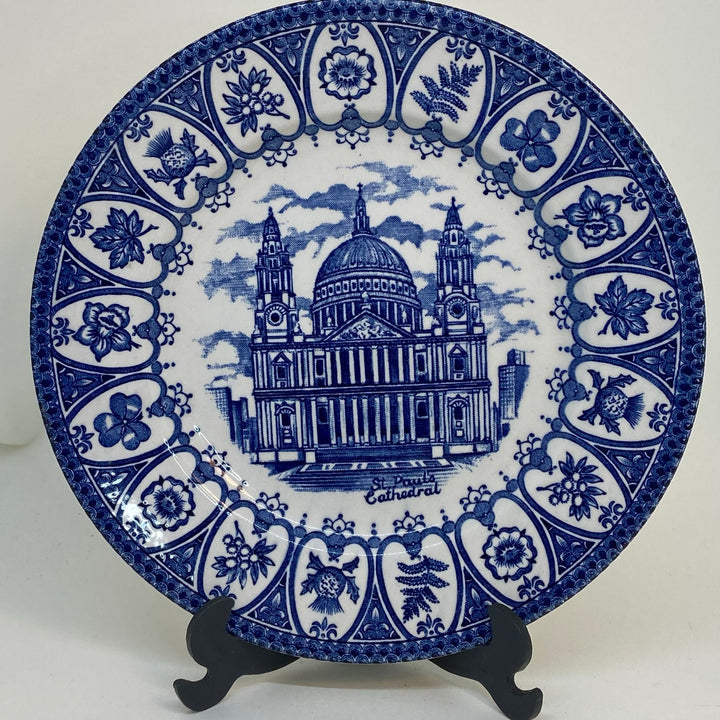 Vintage Lady Diana Prince Charles Wedding Blue & White Broadhurst Tea Set