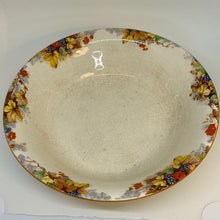 Load image into Gallery viewer, Vintage Hand Painted Floral Art Deco Rodanthe Vegetable Serving Bowl 9.5"