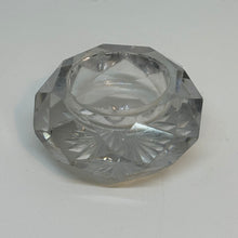 Load image into Gallery viewer, Substantial Vintage Hexagonal CRYSTAL SALT CELLAR