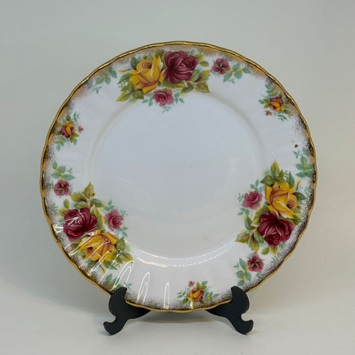 Vintage ROYAL STAFFORD Bouquet Bone China TEA CAKE PLATE
