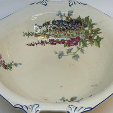 Load image into Gallery viewer, NEW HALL HANLEY Staffordshire Cottage Garden SERVING BOWL 10&quot; 1950s