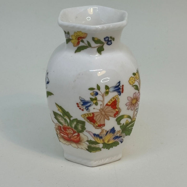 Vintage Collectable Aynsley Cottage Garden BUD VASE Fine English Bone China 3.25"