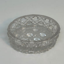 Load image into Gallery viewer, Vintage Moulded Glass Oval Bobble SALT CELLAR