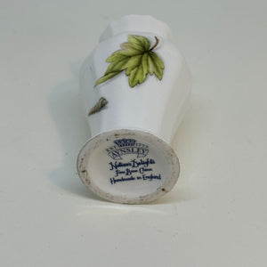 Vintage Collectable Aynsley Nature's Delights BUD VASE Fine English Bone China 3.25"