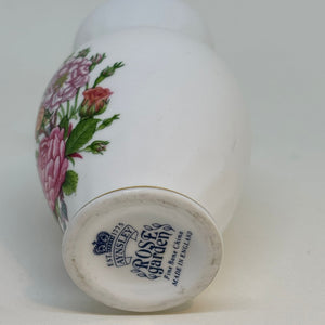 Vintage Collectable Aynsley Rose Garden BUD VASE Fine Bone China 3.25"