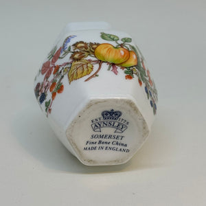 Vintage Collectable Aynsley Somerset BUD VASE Bone China Floral Gift 3.25"