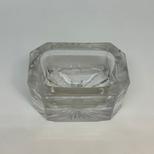 Load image into Gallery viewer, Vintage Rectangular Moulded Glass SALT CELLAR Art Deco Style