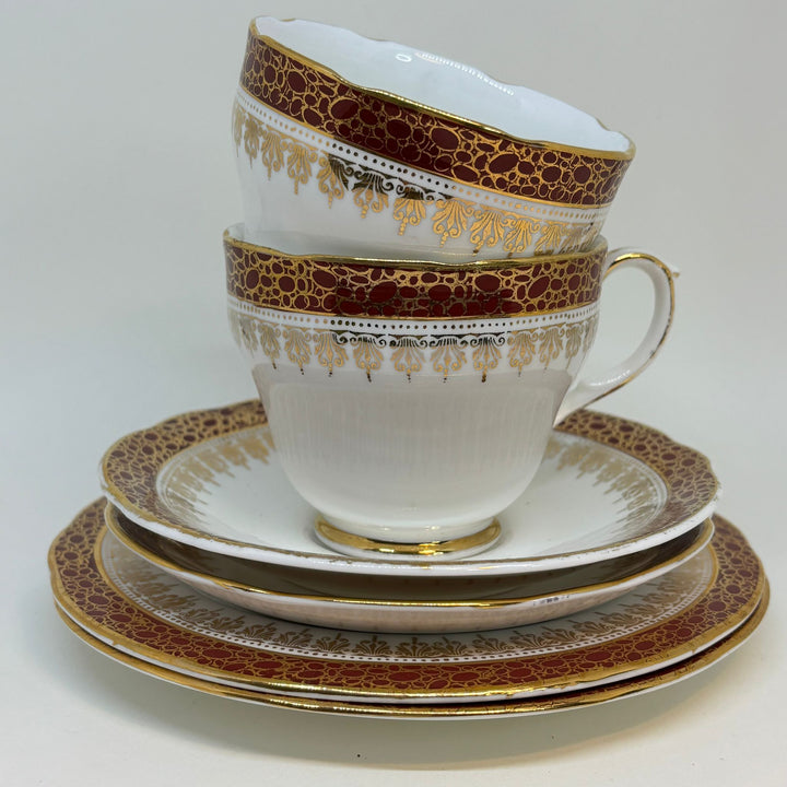 2 x DUCHESS Winchester TRIOS Tea Plate, Saucer and Tea Cup