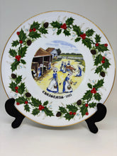 Load image into Gallery viewer, Vintage Royal Grafton Eight Maids A'Milking Christmas Collectable Plate 8.5"