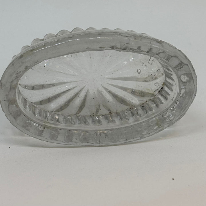 Vintage Pressed GLASS SALT CELLAR